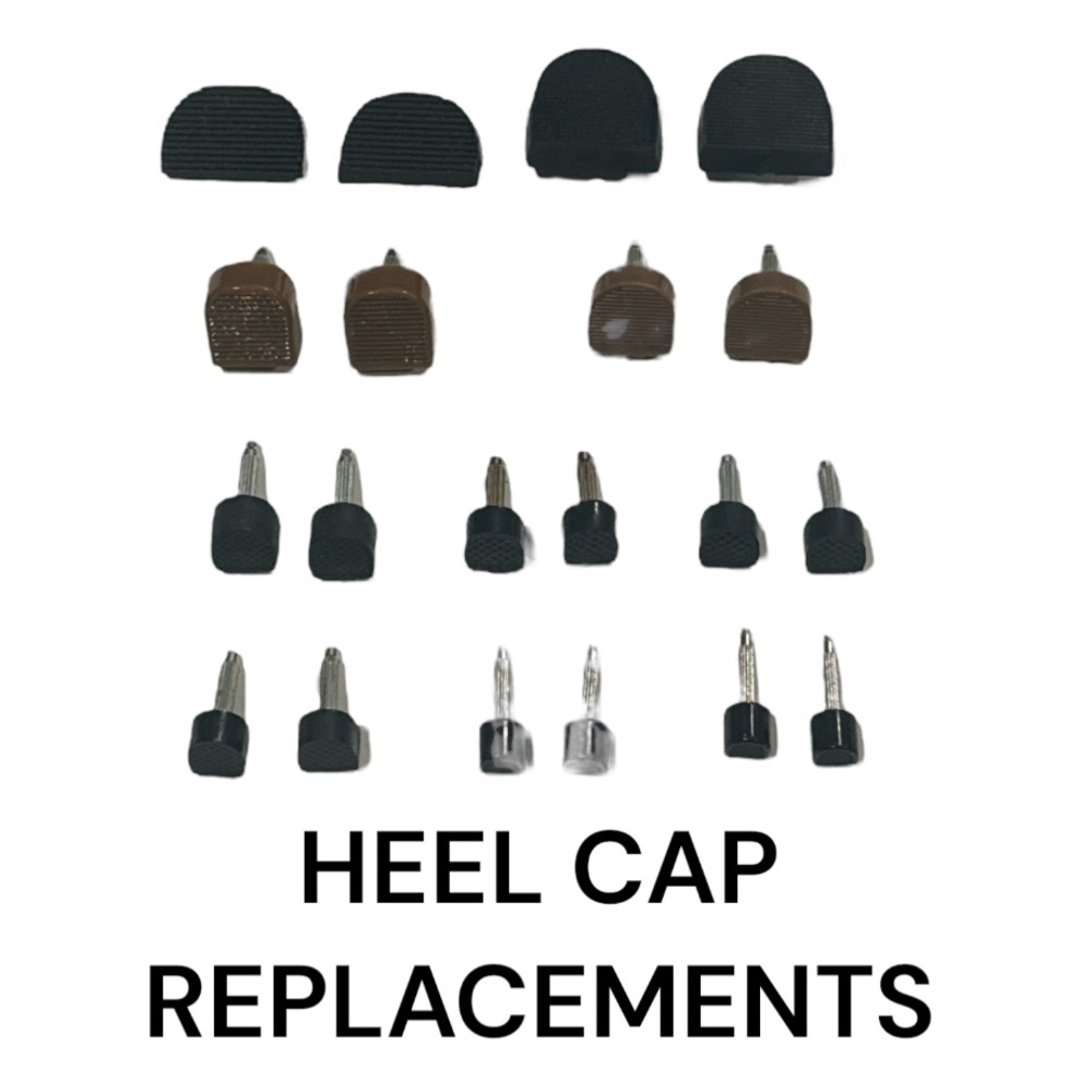 New lot of 10 pairs variety of shoe repair replacement heel caps